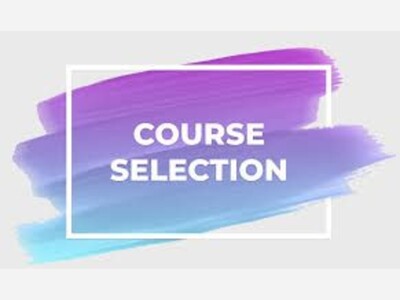Course Selection for the Years 2026-2027